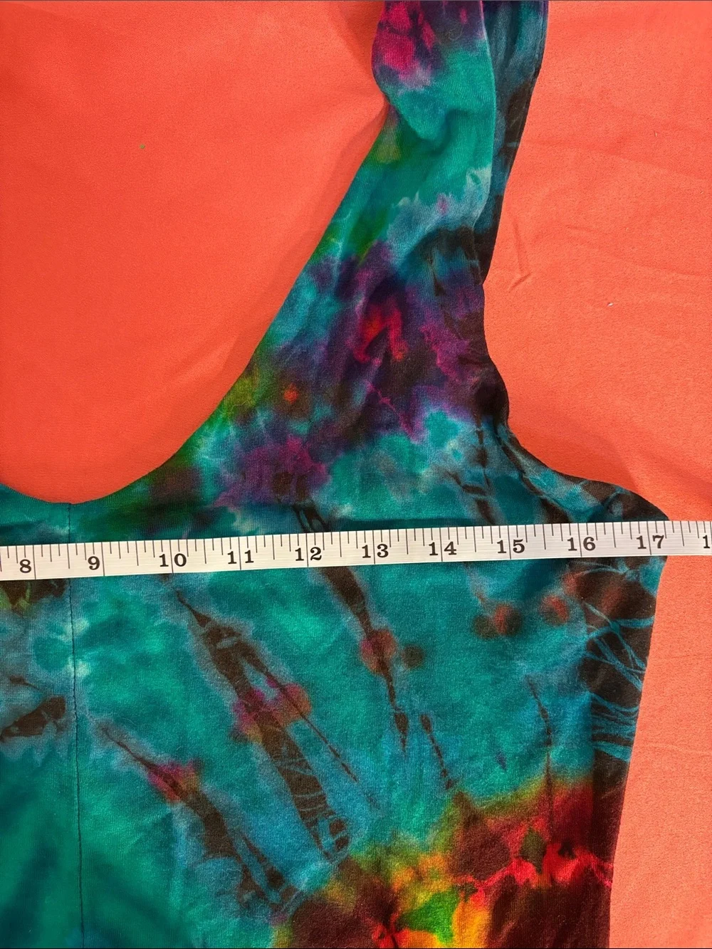 Jayli - Turquoise Tie-Dye Sleeveless Maxi Dress w/ Scoop Back Festival Dance Fun